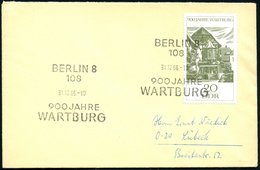 1966 108 BERLIN 8, Sonderstempel 900 JAHRE WARTBURG Auf Passender Frankatur 20 Pf., BRD-Brief (Mi.1234 EF) - Martin Luth - Other & Unclassified