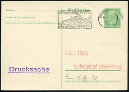 1936 EISENACH 2, Maschinen-Werbestempel "Wartburg", Inl.-Karte (Bo.7 A) - Martin Luther & Reformation / Reformation / Ri - Altri & Non Classificati