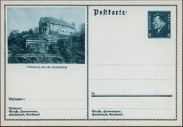 1931 Nürnberg, 8 Pf. Bildganzsache Ebert: Die Alte Kaiserburg, Ungebr. (Mi.P 191/020) - Mittelalter / Middle Age / Moyen - Other & Unclassified