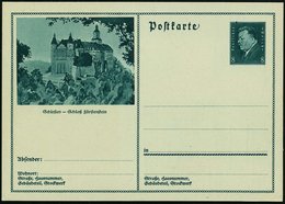 1931 Schlesien, 8 Pf. Bildganzsache Ebert: Schloß Fürstenstein (bei Waldenburg) Im II. Weltkrieg Umbau Zur Wehrmachts- U - Altri & Non Classificati