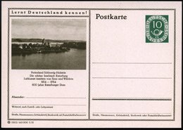 1953 Ratzeburg, 10 Pf. Bildganzsache Posthorn: 800 Jahre Ratzeburger Dom (= Gründung Heinrichs Des Löwen), Ungebr. (Mi.P - Andere & Zonder Classificatie