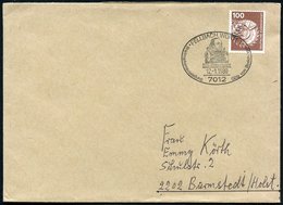 1980 (12.1.) 7012 FELLBACH 1, Sonderstempel: 500. Geburtsjahr Ritter Götz V. Berlichingen (Brustbild), Fern-Doppelbrief  - Sonstige & Ohne Zuordnung