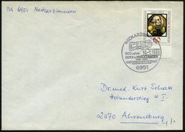 1980 (10.1.) 6951 NECKARZIMMERN, 60 Pf. "500. Geburtsjahr Götz V. Berlichingen" (Mi.1036 EF) + Passender Sonderstempel = - Other & Unclassified