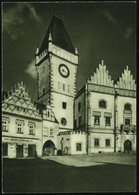 1949 TSCHECHOSLOWAKEI, 1,50 Kc. Bildganzsache Gottwald: Tabor (Rathaus Mit Uhrturm) Stadt War Hochburg Der "Taboristen"  - Sonstige & Ohne Zuordnung