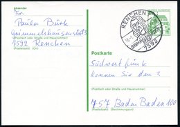 1981 7592 RENCHEN 1, Handwerbestempel Mit Kopfbild Grimmelshausen (Autor Des Berühmten, Zeitgenössischen Romans über Den - Otros & Sin Clasificación