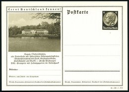 1939 Sagan (Niederschlesien), 6 Pf. Bildganzsache Hindenbg.: Wallensteinschloß, Ungebr. (Mi.P 236/39-129-1-Bild 3) - 30j - Other & Unclassified