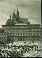 1949 TSCHECHOSLOWAKEI, 1,50 Kc. Bildganzsache Gottwald: Brno (Brünn) Kathedrale St.Peter & Paul, Brünn Wurde 1643 U. 164 - Other & Unclassified