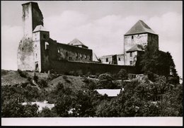 1952 TSCHECHOSLOWAKEI, 1,50 Kc. Bildganzsache Gottwald: Burg Lipnice (Lipnitz) Im 30jähr. Krieg Nach Der Schlacht Von Ja - Other & Unclassified