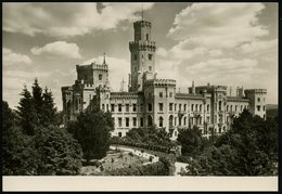 1951 TSCHECHOLSLOWAKEI, 1,50 Kc. Bild-Ganzsache: Schloß Frauenberg (Tudorstil, Im Besitz Der Familie Schwarzenberg) War  - Autres & Non Classés