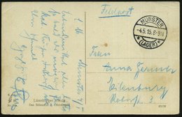 1915 ($:%:) MUNSTER LAGER, 1K-Brücke Mit 2 Sternen = Truppenübungsplatz, Feldpost-Ak. - I. Weltkrieg (1914-18) / First W - Other & Unclassified