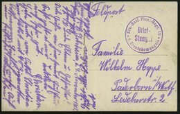 1915 (9.11.) Zabern /  Els., Briefstempel Pionier-Regt. 10 Auf Color-Feldpost-Ak.: St. Veits-Grotte Zabern - I. Weltkrie - Other & Unclassified