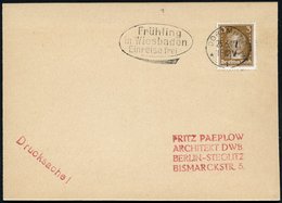 1927 (25.3.) DORTMUND 1, Maschinen-Werbestempel Bezieht Sich Auf Den Abzug Belgischer U. Französ. Truppen Nach Dem Ende  - Otros & Sin Clasificación