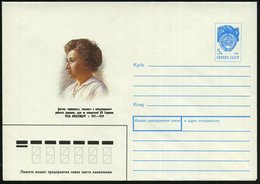 1990 UdSSR, 5 Kop. Ganzsachen-Umschlag: Rosa Luxemburg (1871-1919, KPD), Ungebr. - Weimarer Republik (1919-1932/33) / Th - Other & Unclassified