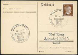 1943 (30.1.) DORTMUND, Seltener Sonderstempel Anti-sowjetische Ausstellung "Das Sowjetparadies", Inl.-Karte (Bo.12) - Na - Autres & Non Classés