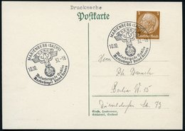 1937 (10.10.) MARIENBERG (SACHS), Sonderstempel N.S.K.K. (= Nat. Sozialist. Kraftfhrer-Korps) = Motorrad-Rennen, Inl.-Ka - Other & Unclassified