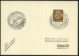 1938 (26.5.) ROTHENFELDE, Sonderstempel Grundsteinlegung VW-Werk (VW "Käfer"), Inl.-Karte (Bo.1) - Nationalsozialismus & - Sonstige & Ohne Zuordnung