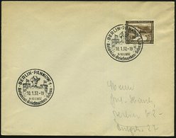 1937 (10.1.) BERLIN-PANKOW 1, Sonderstempel Kolonial-Briefm.-Schau (Kolonial-Soldat U. Fort), Ortsbrief (Bo.210) - III.  - Other & Unclassified