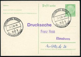 1936 (31.7.) OFFENBURG (BADEN), Sonderstempel HJ-Lager (HJ-Logo), Inl.-Karte (Bo.5) - III. Reich 1933-45 & Hitler-Jugend - Andere & Zonder Classificatie