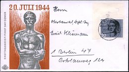 1964 (20.7.) BRD /  BERLIN, 20 Pf. Sophie Scholl, Eckrandstück + ET-Stempel Von Berlin (Block-FDC Wertet Mi. 500.- EUR,  - Otros & Sin Clasificación