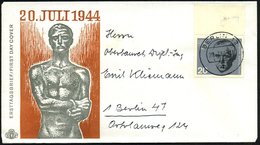 1964 (20.7.) BRD /  BERLIN, 20 Pf. Ludwig Beck (Generaloberst), Randstück + ET-Stempel Von Berlin (Block-FDC Wertet Mi.  - Andere & Zonder Classificatie