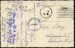 1940 (28.4.) Hannover, Stummer Maschinenstempel = Tarnstempel Hannover + Briefstempel Wehrmachtsunterkunftsheim 11 + Hs. - Other & Unclassified