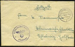 1941 (31.10.) KOSTEN (BZ POSEN), 2K-Steg + Briefstempel H.(eeres) Uffz.-Vorschule Kosten, Feldpostbrief + Inhalt - Der 2 - Altri & Non Classificati