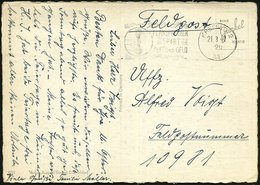 1940 (21.3.) KREFELD 2, Maschinen-Werbestempel, Feldpostkarte An Fp.-Nr. 10 981 = Feld-Gendarmerietrupp 14 = Feldjäger!  - Sonstige & Ohne Zuordnung