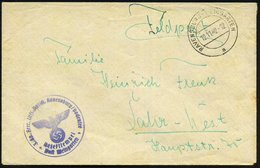 1942 (12.11.) RAVENBURG-WEINGARTEN, 2K-Steg + Briefstempel : 3. Kp. Heer. Uffz.-Vorsch.(ule) Ravensburg.., Feldpostbrief - Otros & Sin Clasificación