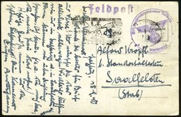 1940 (10.9.) SALZBURG 2, Maschinen-Werbestempel + Briefstempel: Wehrmachtskommandantur Salzburg, S/w.-Foto-Feldpost-Ak.: - Other & Unclassified
