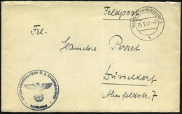 1942 (25.3.) WIEN-STAMMERSDORF 2, 2K-Steg + Briefstempel: Luftgau-Flakartillerieschule 17, 3. Lehrgangs-Batterie, Feldpo - Other & Unclassified