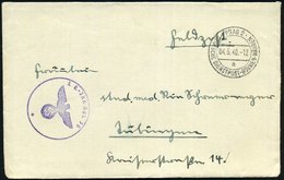 1940 (4.5.) BÖHMEN & MÄHREN, 2K-Steg: PRAG 2 + Briefstempel: 3. E.(rsatz) Jnf.(antrie) Rgt. 75, Feldpostbrief + Inhalt ( - Other & Unclassified