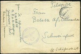 1943 (10.8.) BÖHMEN & MÄHREN, 2K-Steg: JOSEFSTADT.. + Briefstempel: 3./  Jnf. Aus.(bildungs) Batl.97 + Hs. Abs.: "..12.  - Other & Unclassified