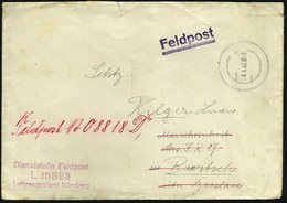 1940 (8.4.) DEUTSCHES REICH, Stummer 2K-Steg + Briefstempel: Fp.Nr. L 15828 = Stab Res. Flak Abt. 304, Feldpostbrief (ob - Other & Unclassified