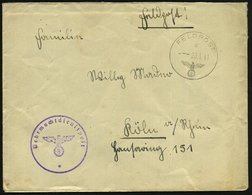 1941 (20.1.) DEUTSCHES REICH, Feldpost-Normstempel + Briefstempel: Wehrmachtsdienstpost + Rs. Hs. Fp.-Nr.: "33786" = Inf - Other & Unclassified