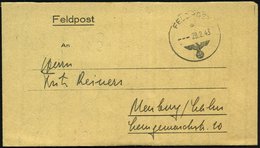 1943 (28.2.) DEUTSCHES REICH, Feldpost-Normstempel + Rs. Hs. Feldpost-Nr.: 02736 = Stab, Artl.-Regt. "Großdeutschland" ( - Other & Unclassified
