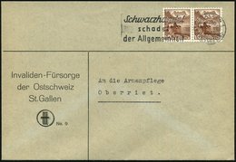 1941 (16.4.) SCHWEIZ, Maschinen-Werbestempel: "Schwarzhandel Schadet..", Dienstbrief - Der 2. Weltkrieg 1939-45 / World  - Other & Unclassified