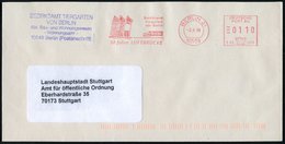 1999 10559 BERLIN 21, Absender-Freistempel "Deutsche Post AG": 50 Jahre LUFTBRÜCKE Bezirksamt Tiergarten (Flaggen Der We - Andere & Zonder Classificatie