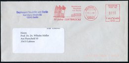 1999 12040 BERLIN 44, Absender-Freistempel "DEUTSCHE POST AG": 50 Jahre LUFTBRÜCKE Bezirksamt Neukölln (Flaggen Der West - Other & Unclassified