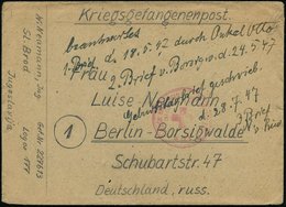 1946 (24.4.) JUGOSLAWIEN, Kgf.-Lager S. Brod, Laher 177 + Rotkreuz-Stempel, Kriegsgefangenenbrief + Inhalt (n. Bln-Borsi - Sonstige & Ohne Zuordnung