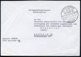 1966 (28.4.) 8788 BRÜCKENAU, Hand-Werbestempel Auf Portofreiem WASt-Bf. (n. Berlin) - Flüchtlinge & Suchdienste / Refuge - Altri & Non Classificati