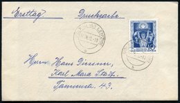 1955 (10.10.) DDR, 10 Pf. "10 Jahre Volkssolidarität", EF Auf Bedarfs-FDC (Mi.484 EF / FDC) - SBZ & DDR / Russian Occupi - Other & Unclassified