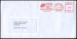 1989 5000 KÖLN 60, Jubil.-Absender-Freistempel "40 Jahre BRD" Bundesverwaltungsamt, Dienstbrief - Geschichte Der Bundesr - Sonstige & Ohne Zuordnung