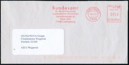 2001 71636 LUDWIGSBURG 9, Absender-Freistempel: Bundesamt Für Die Anerkennung Ausländ. Flüchtlinge, Dienstbrief - Geschi - Other & Unclassified