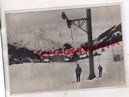 73 - ALBIEZ LE VIEUX-LE MOLLARD- 1600 M. VUE SUR LE GLACIER DES ROUSSES ET LE PIC DE L' ETENDART-3468 M. TELESKI  SAVOIE - Autres & Non Classés