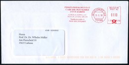 1998 70199 STUTTGART 133, Zweisprachiger Absender-Freistempel: Genralkonsulat Bundes-Republik Jugoslawien (Auflösung 200 - Andere & Zonder Classificatie