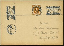 1953 (12.8.) (16) WIESBADEN 1, Maschinen-Werbestempel "Deine Stimme Hat Gewicht", Inl.-Karte (Bo.S 643 B , Nur 3 Monate  - Other & Unclassified