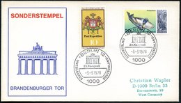 1978 (3.3.) 1000 BERLIN 12, Sonderstempel: 23. Kongreß UNTEILBARES DEUTSCHLAND (Brandenbg. Tor) Auf Motivgleichen Sonder - Andere & Zonder Classificatie