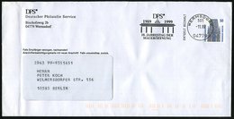 1999 (Nov.) 04779 WERMSDORF/ 501, Absenderstempel (= Vorausentwerting): DPS "10. Jahrestag Maueröffnung" = Brandenbg. To - Other & Unclassified