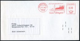 1968 (31.5.) 753 PFORZHEIM 2, Absender-Freistempel: Büromaschinen H. Stiegele = Schreibmaschine, Fernbrief + Schw. Matri - Other & Unclassified