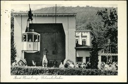 1953 Bad Harzburg, S/ W.-Foto-Ak.: Talstation Der Kabinen-Seilbahn (gest. WOLFSHAGEN), Bedarf - Seil- & Bergbahnen / Cab - Other & Unclassified